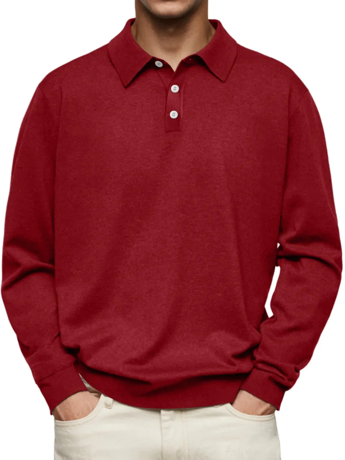 Stanley | Koszulka polo z długim rękawem w stylu casual