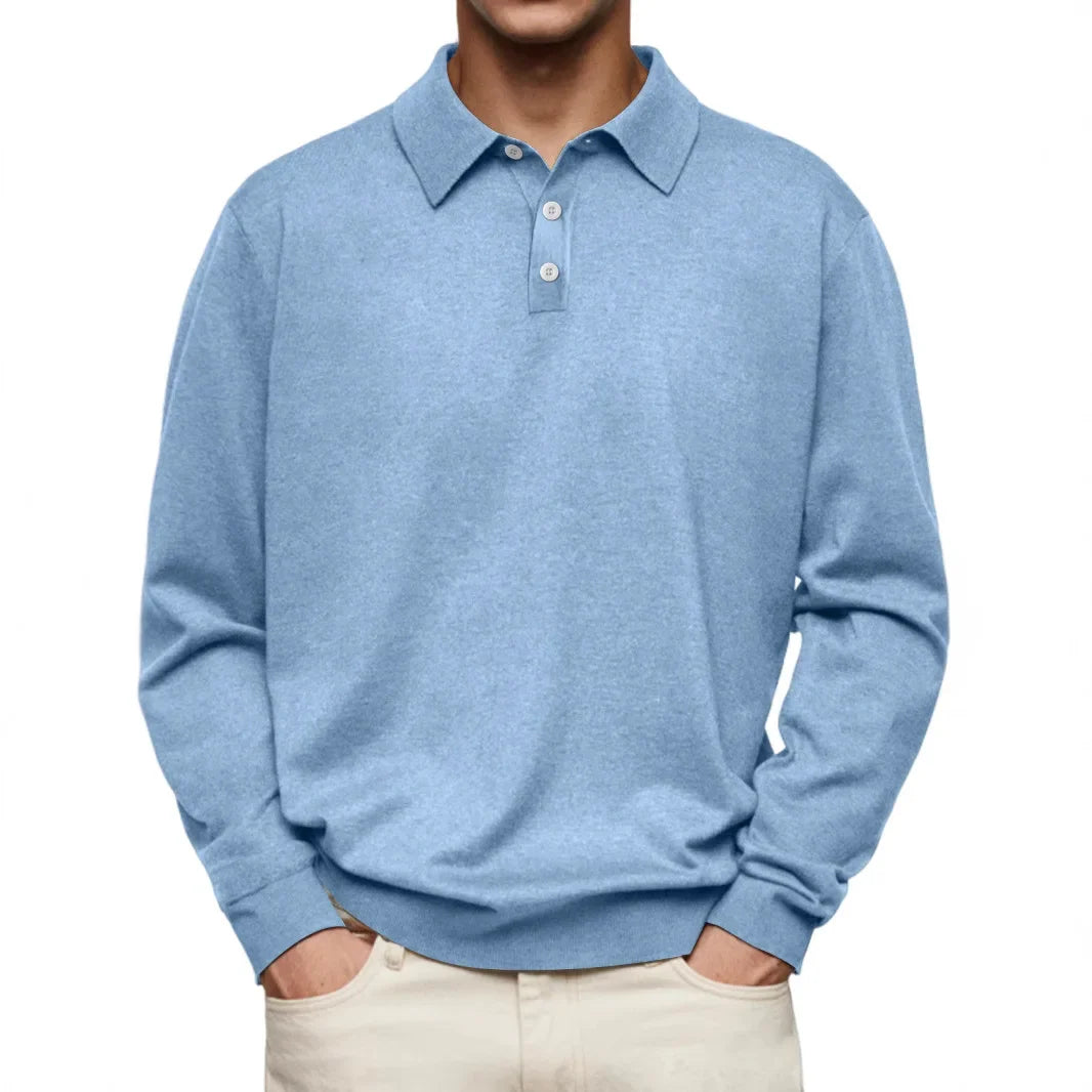 Stanley | Koszulka polo z długim rękawem w stylu casual