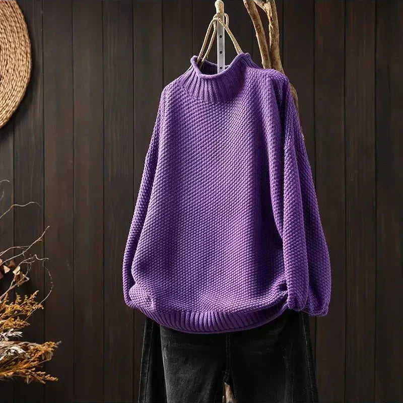 Sweter dzianinowy o luźnym kroju Barbara™
