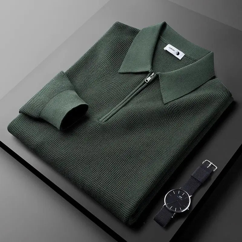 Bradley | Bluza z suwakiem pod szyją