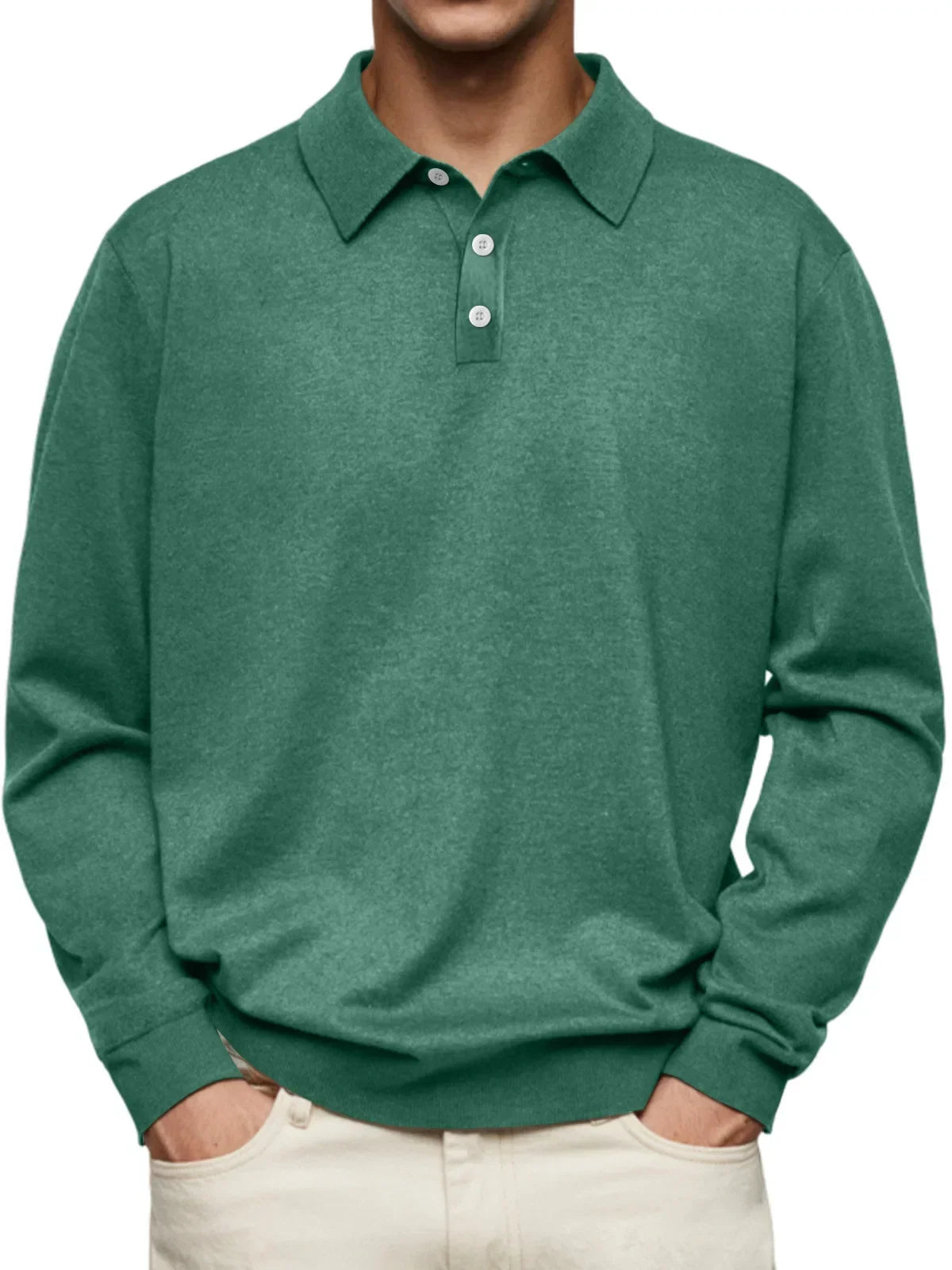 Stanley | Koszulka polo z długim rękawem w stylu casual