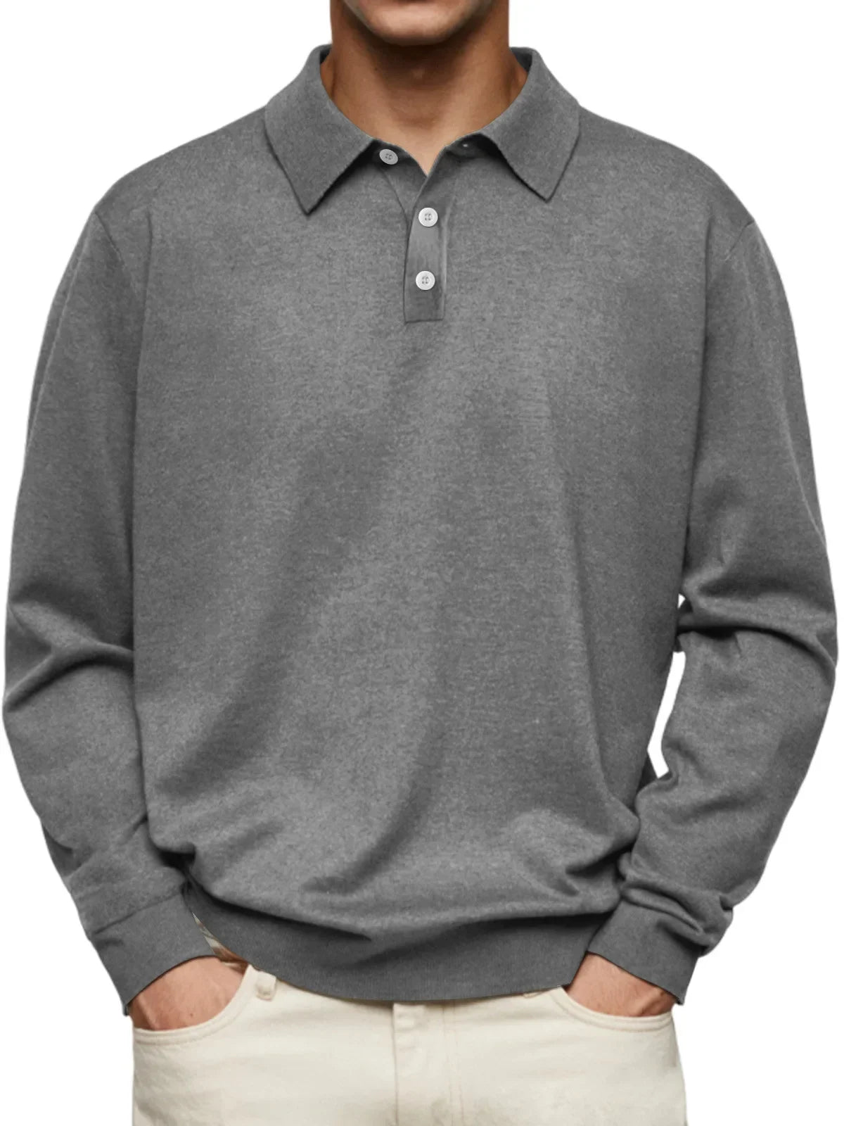 Stanley | Koszulka polo z długim rękawem w stylu casual