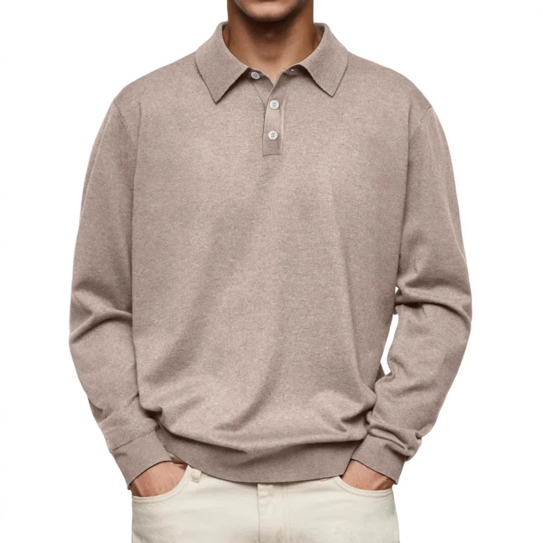 Stanley | Koszulka polo z długim rękawem w stylu casual