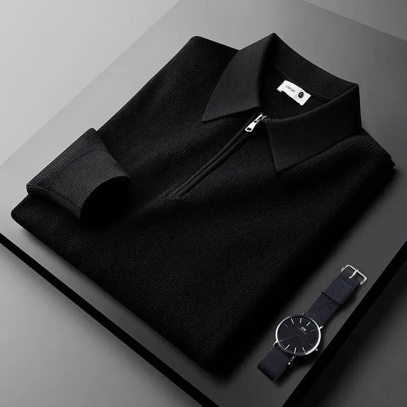 Bradley | Bluza z suwakiem pod szyją