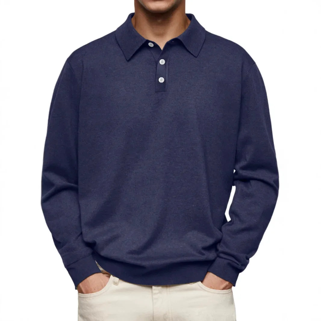 Stanley | Koszulka polo z długim rękawem w stylu casual