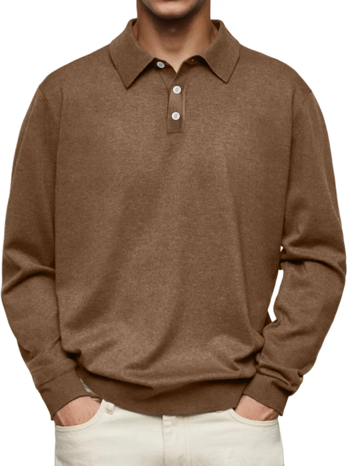 Stanley | Koszulka polo z długim rękawem w stylu casual