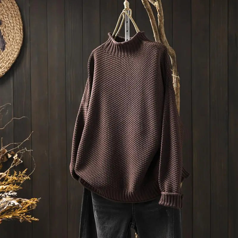 Sweter dzianinowy o luźnym kroju Barbara™