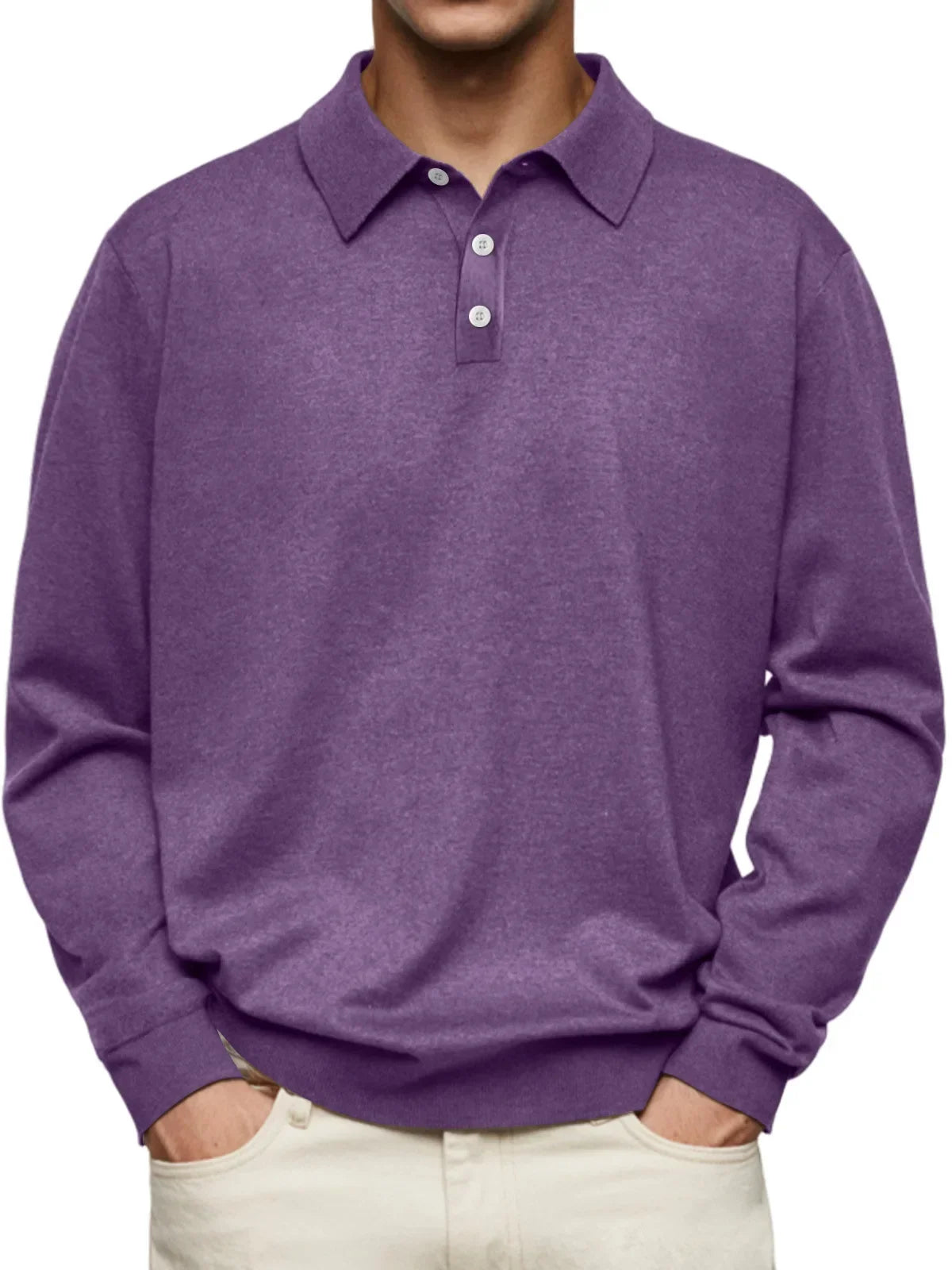 Stanley | Koszulka polo z długim rękawem w stylu casual