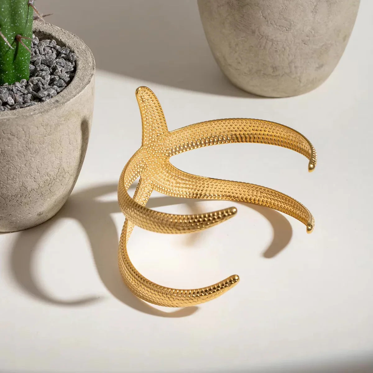 Annika Gold Starfish Cuff