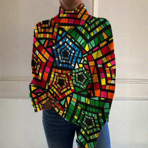 Emily | Sweter z golfem Effortless