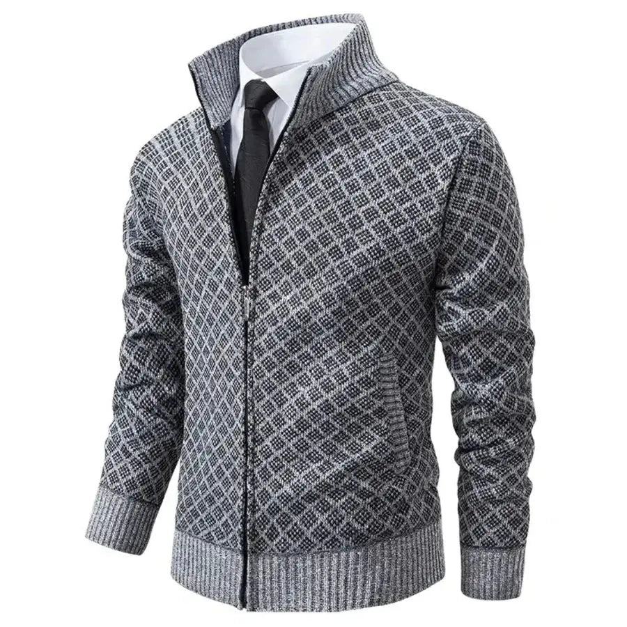 Martin – Rozpinany sweter z dzianiny