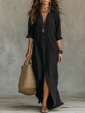 Nance | Luźna sukienka maxi