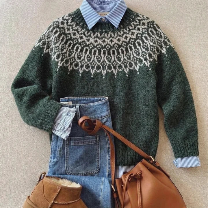 TUNDRA | KLASYCZNY SWETER DZIANINOWY VINTAGE