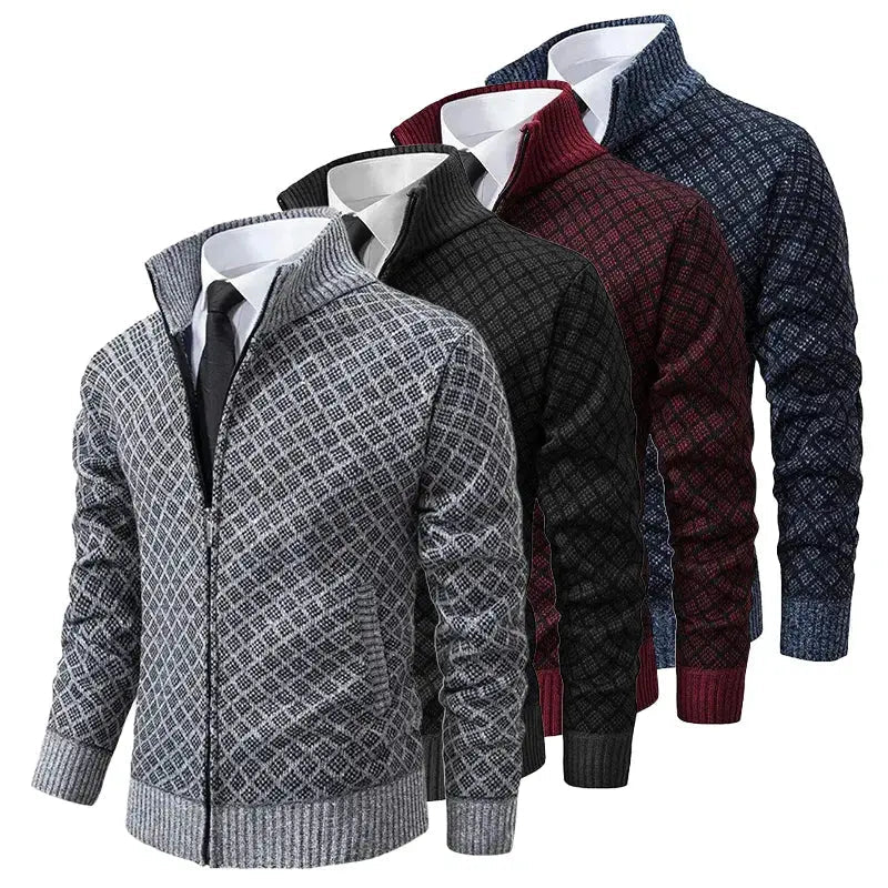 Martin – Rozpinany sweter z dzianiny