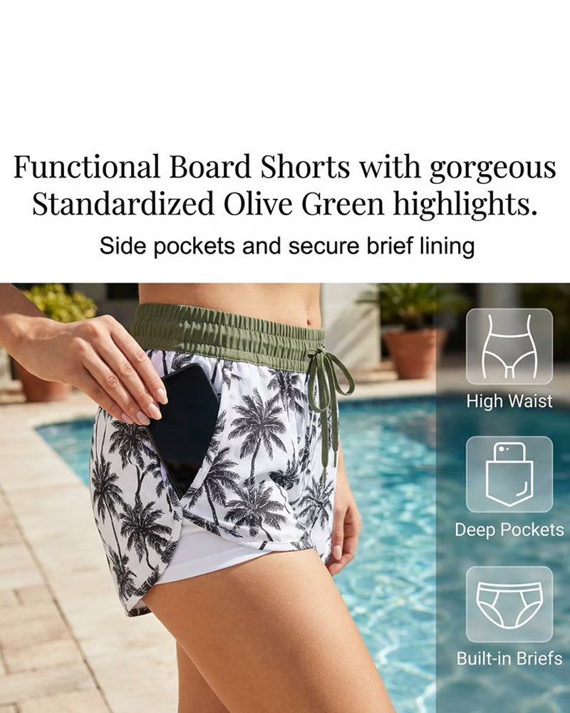 Mauren | Trzyczęściowy zestaw bikini z narzutką