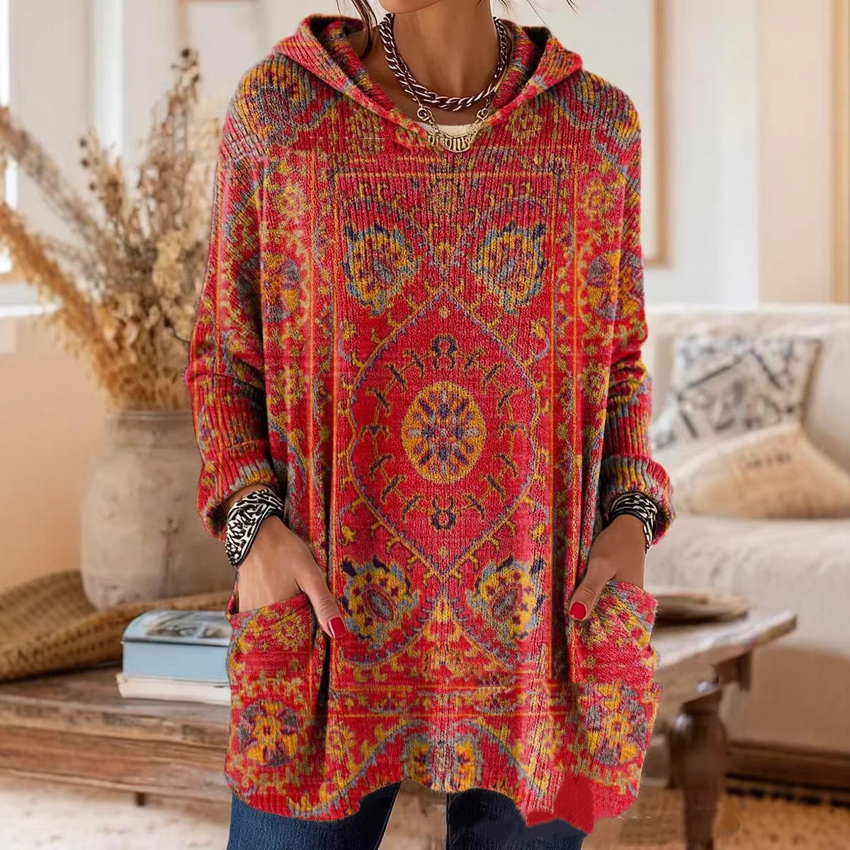 Gina | Tunika w stylu retro boho