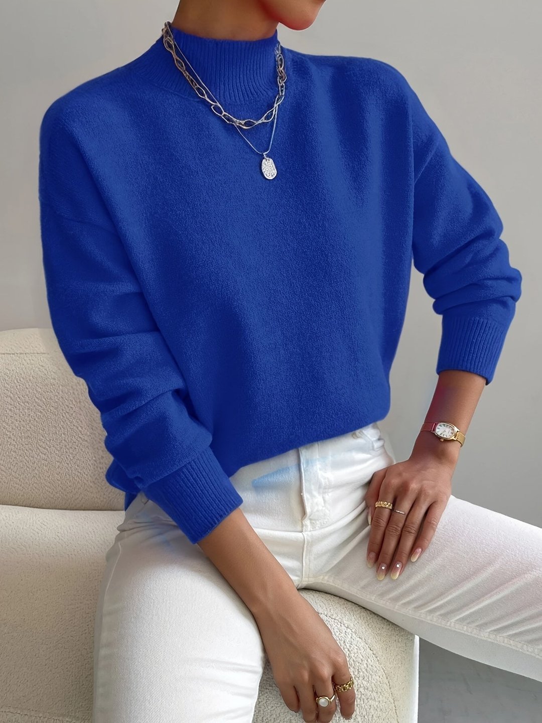 Claire | Sweter z półgolfem