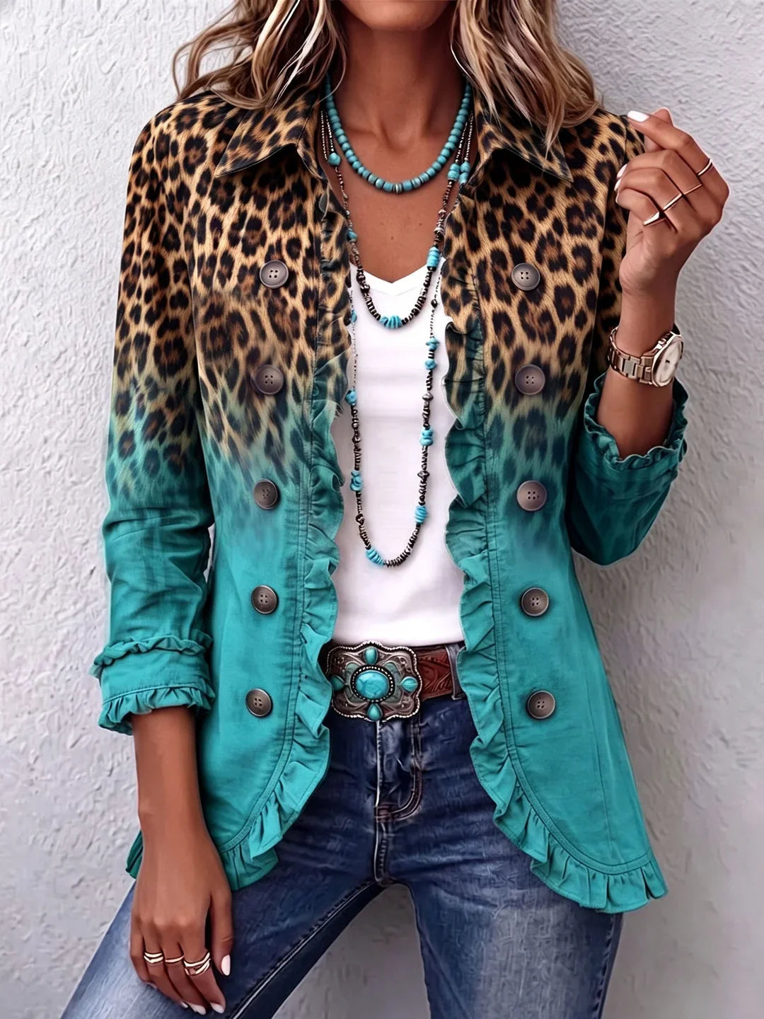 Lana | Boho Ruffled Jacket