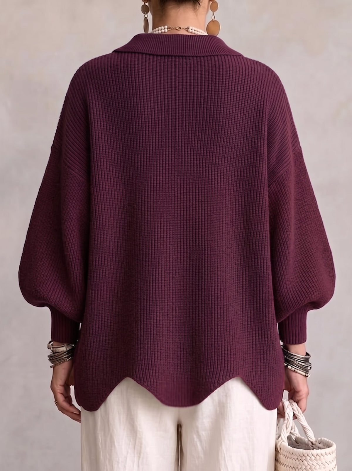 Angela| Kardigan w stylu relaxed chic