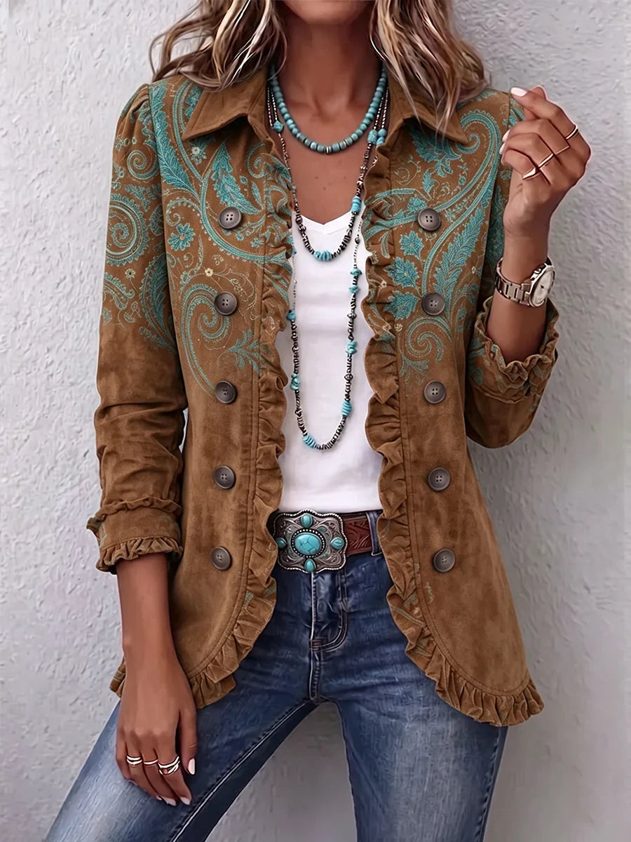 Lana | Boho Ruffled Jacket