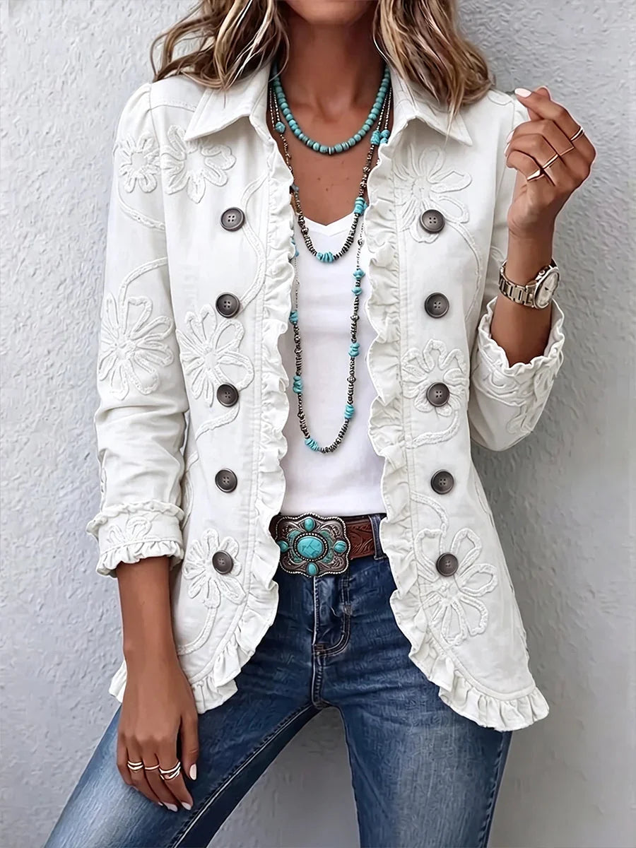 Lana | Boho Ruffled Jacket