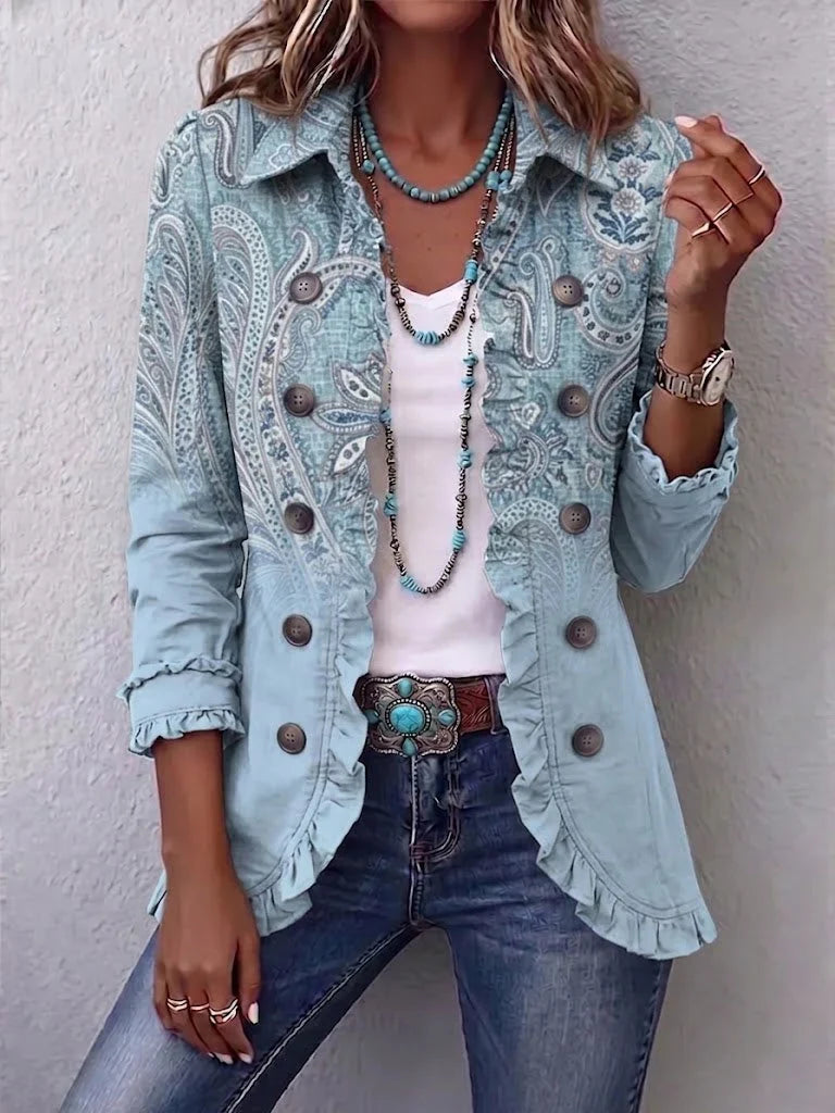 Lana | Boho Ruffled Jacket