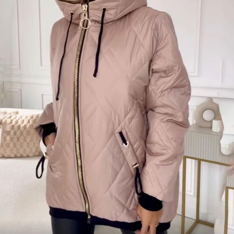 Eliena – Ciepła parka z bawełnianą podszewką