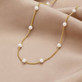 Timeless Pearl Gold Necklace